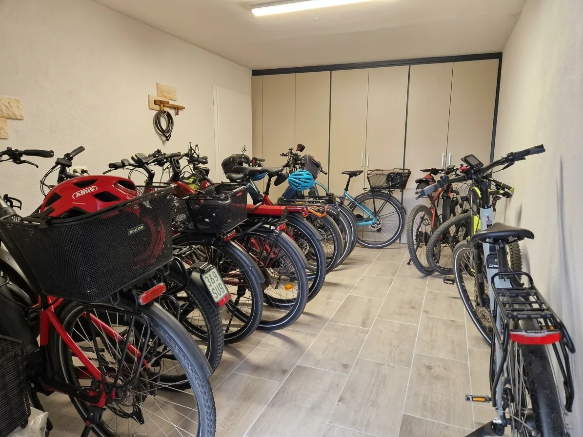 Sichere Fahrradgarage